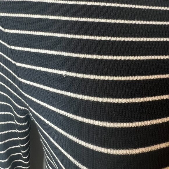 Marine Layer Long Sleeve Striped Ribbed Top (S) - Picture 10 of 14